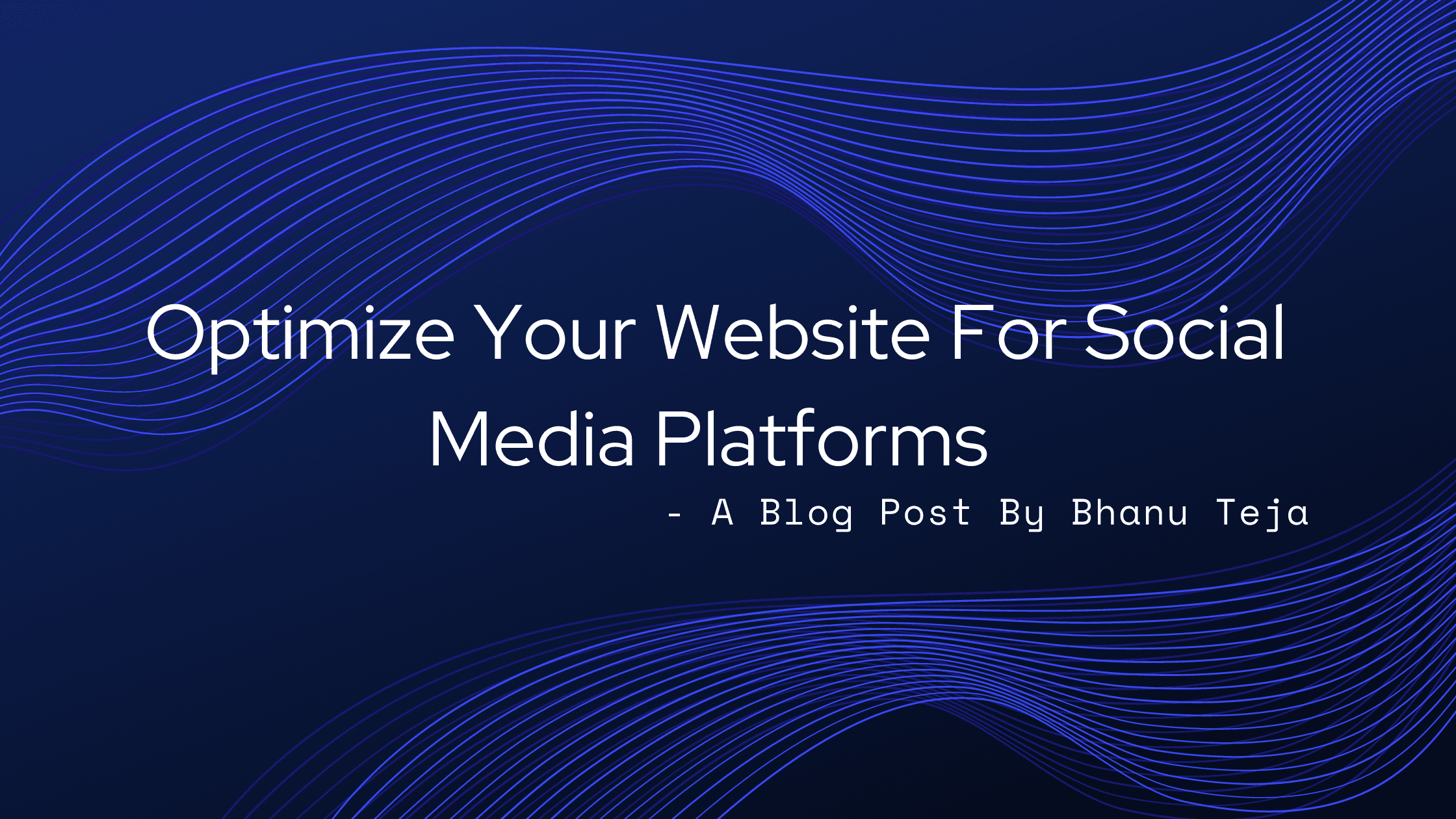 Optimize Your Website For Social Media Platforms