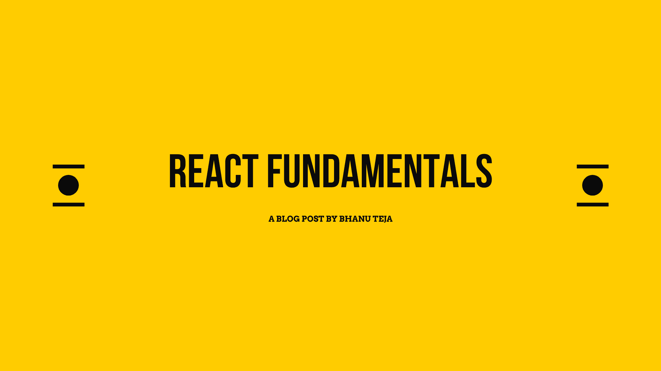React Fundamentals